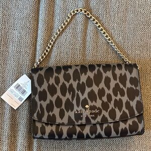 Kate Spade Leopard Print Shoulder Bag